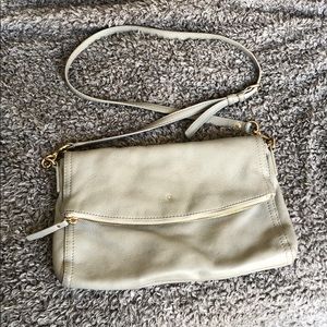 Leather zippered two pocket Kate Spade crossbody